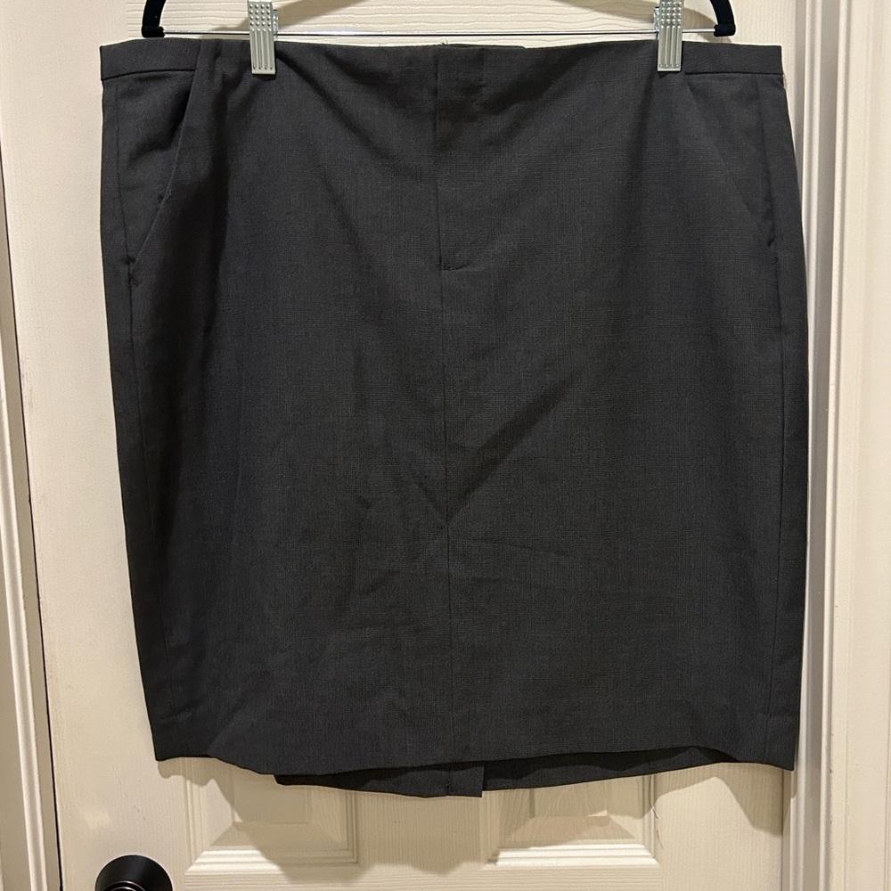 Gap gray pencil mini skirt sz 16